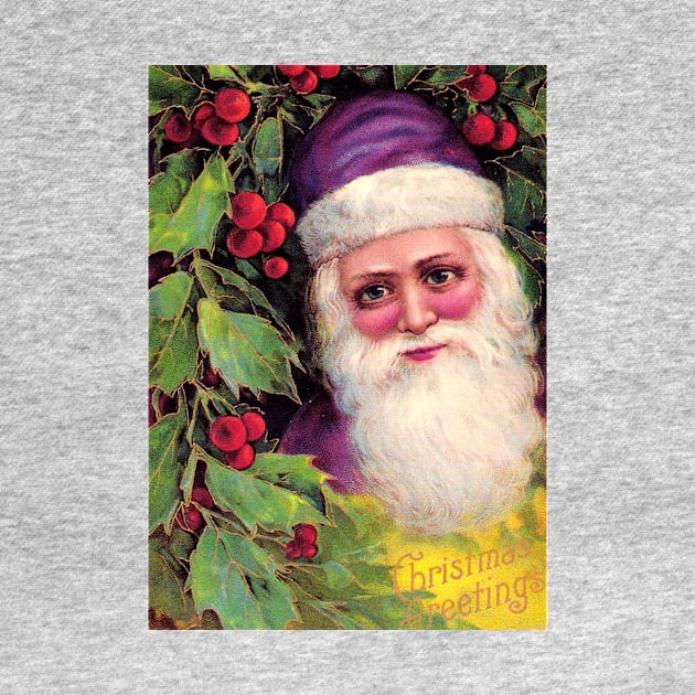 Vintage Santa Christmas Greetings by Siren Seventy One